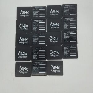 Sizzix Adapter Plates Lot 20 Sidekick Original Red Machine Thin Die 654449 Open